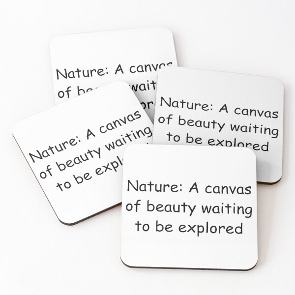 Item preview, Nature: A canvas of beauty waiting to be explored designed and sold by StickerguyYYY.
