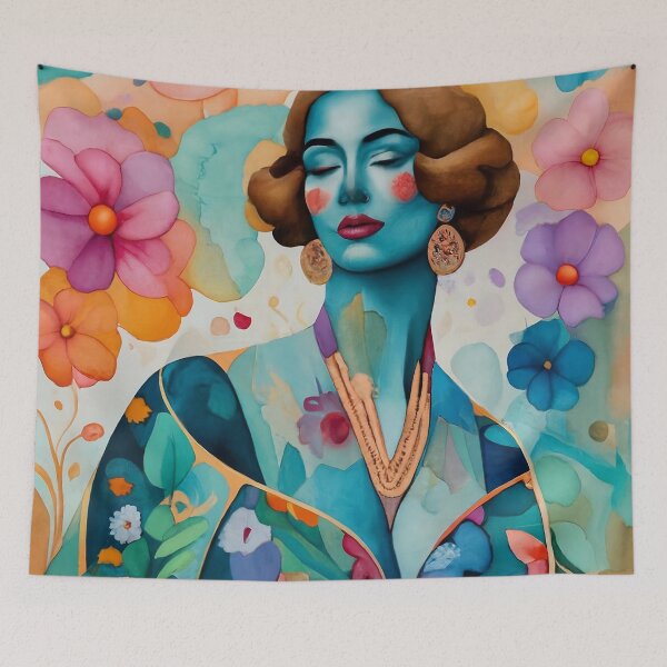 Item preview, Abstract portrait of a stylish woman designed and sold by Lefteris Betsis.