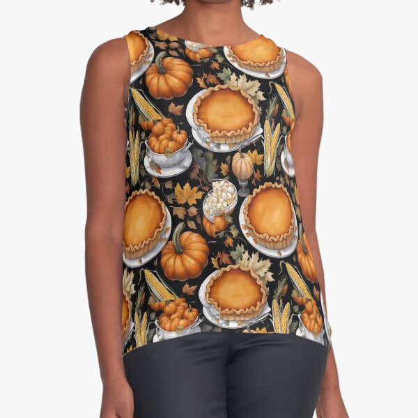 Item preview, Pumpkin Pie and Corn Pattern designed and sold by Art Intelligence.