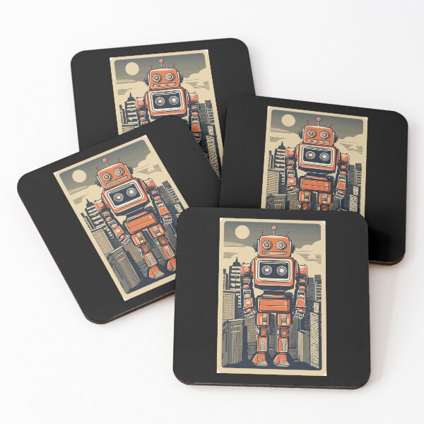 Item preview, Retro Robot designed and sold by Bianca-Design.