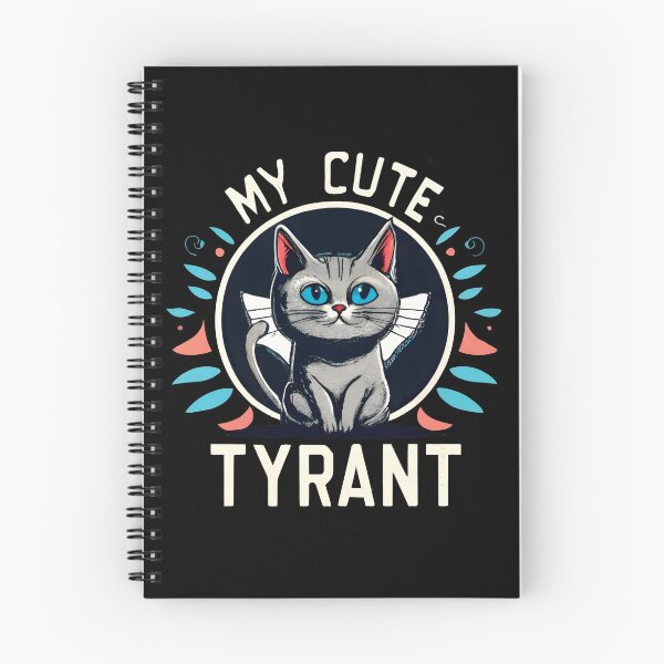 Item preview, My Cute Tyrant: A Cat in a Circle with the Words "My Cute Tyrant" designed and sold by nicestr.
