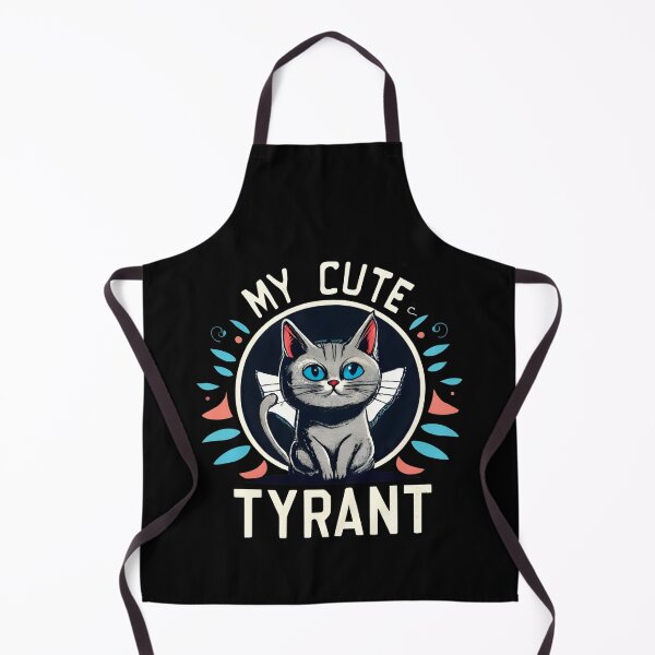 Item preview, My Cute Tyrant: A Cat in a Circle with the Words "My Cute Tyrant" designed and sold by nicestr.