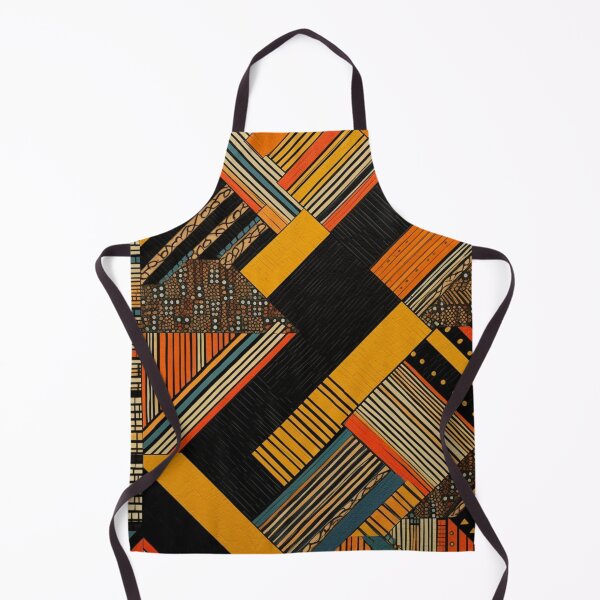 Item preview, Yellow, Orange and Blue Geometric Pattern designed and sold by GoeCentric.