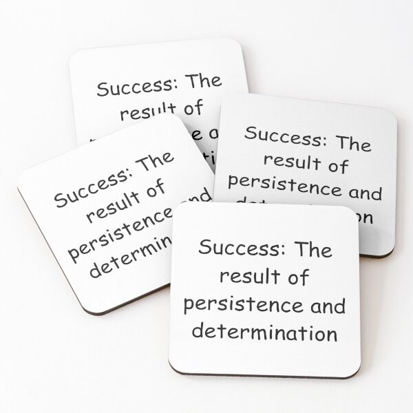 Item preview, Success: The result of persistence and determination designed and sold by StickerguyYYY.