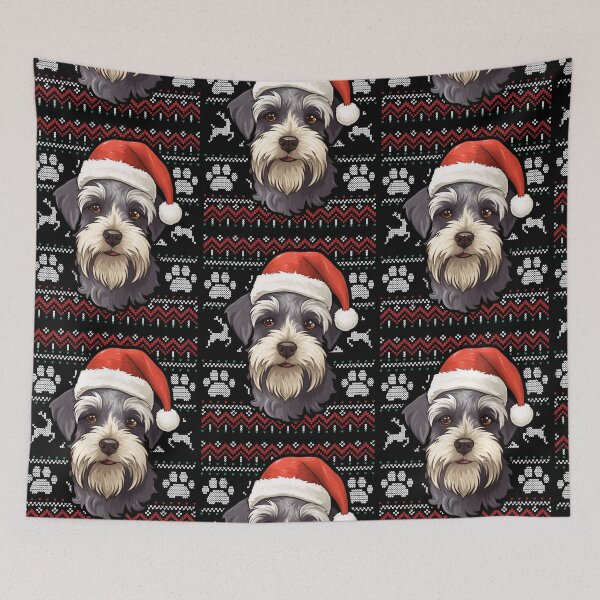 Artikelvorschau, Miniature Schnauzer Ugly Sweater Christmas entworfen und verkauft von rafaeltto.