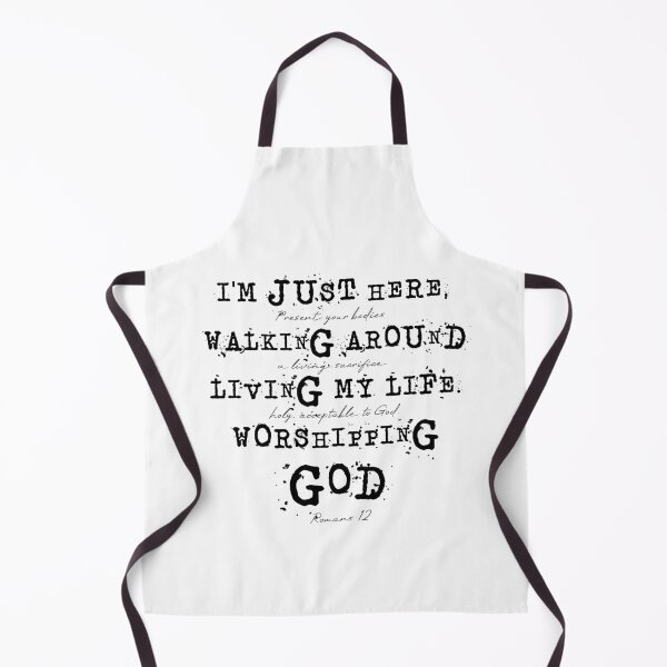 Item preview, Romans 12 living sacrifice Bible verse typography  designed and sold by JJJJdoodles.