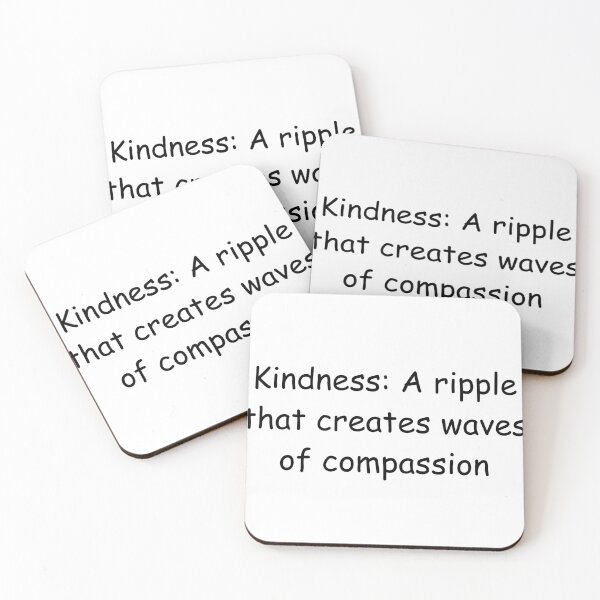 Item preview, Kindness: A ripple that creates waves of compassion designed and sold by StickerguyYYY.