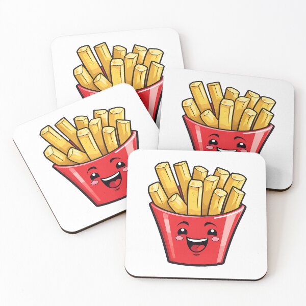 Item preview, Cartoon Style French Fries Sticker Art Prints and More designed and sold by Kevin Lou.