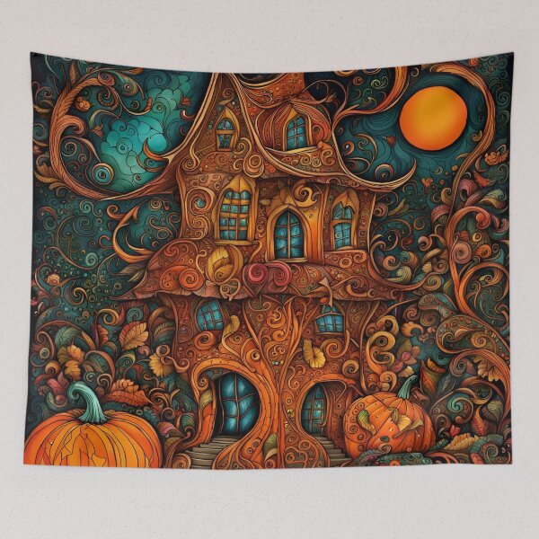 Item preview, Pumpkin Fun House designed and sold by Pjay McConnell.
