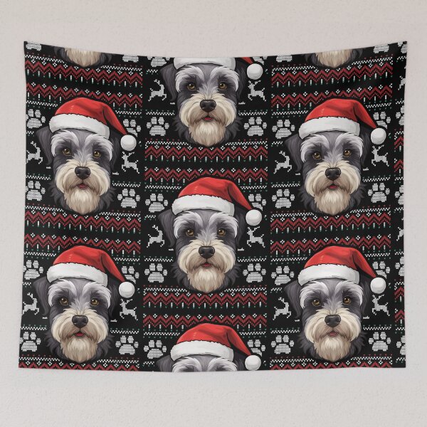 Artikelvorschau, Miniature Schnauzer Ugly Sweater Christmas entworfen und verkauft von rafaeltto.