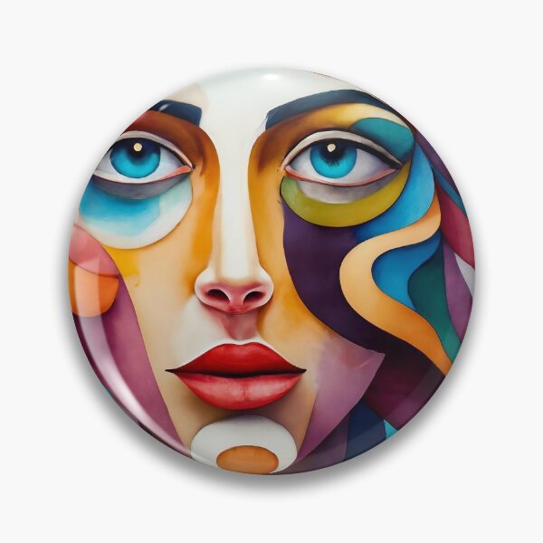 Item preview, Abstract portrait of a beautiful woman's face designed and sold by Lefteris Betsis.