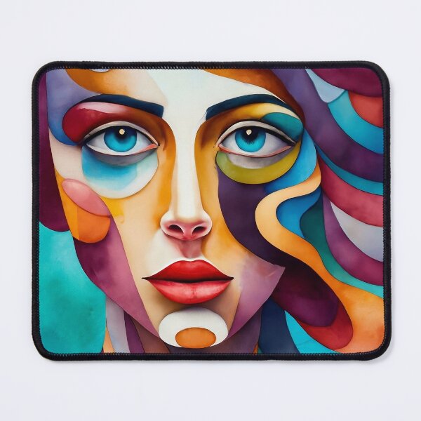 Item preview, Abstract portrait of a beautiful woman's face designed and sold by Lefteris Betsis.