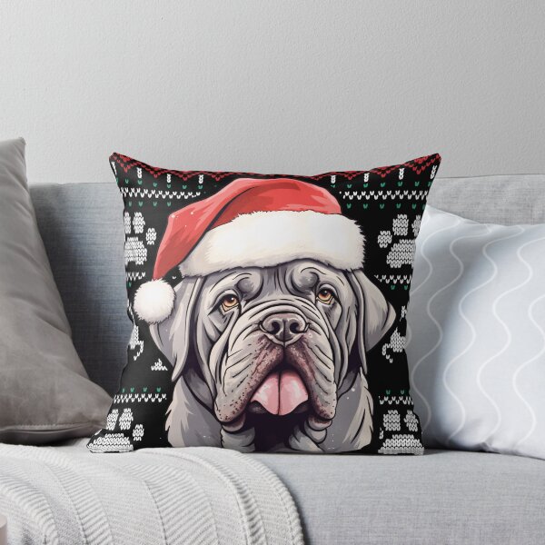 Item preview, Neapolitan Mastiff Ugly Sweater Christmas designed and sold by rafaeltto.