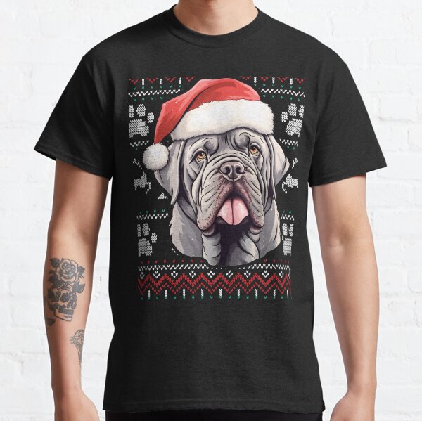 Item preview, Neapolitan Mastiff Ugly Sweater Christmas designed and sold by rafaeltto.