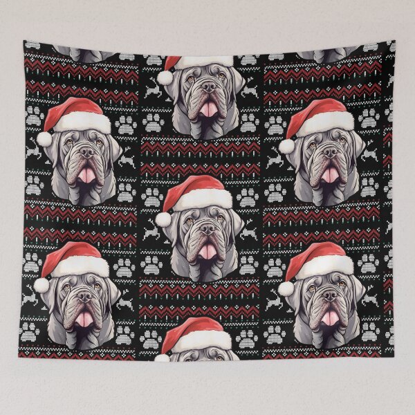 Item preview, Neapolitan Mastiff Ugly Sweater Christmas designed and sold by rafaeltto.