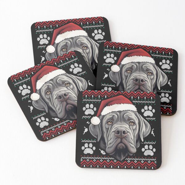 Item preview, Neapolitan Mastiff Ugly Sweater Christmas designed and sold by rafaeltto.