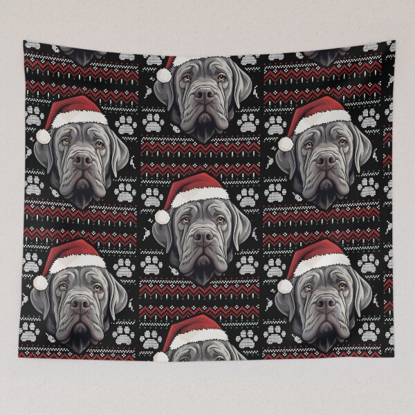 Item preview, Neapolitan Mastiff Ugly Sweater Christmas designed and sold by rafaeltto.