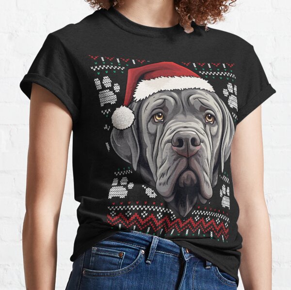 Item preview, Neapolitan Mastiff Ugly Sweater Christmas designed and sold by rafaeltto.