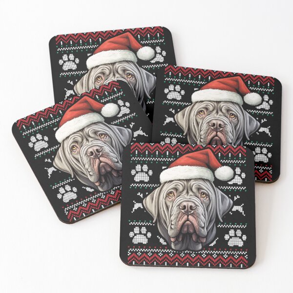 Item preview, Neapolitan Mastiff Ugly Sweater Christmas designed and sold by rafaeltto.