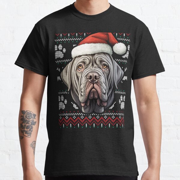 Item preview, Neapolitan Mastiff Ugly Sweater Christmas designed and sold by rafaeltto.