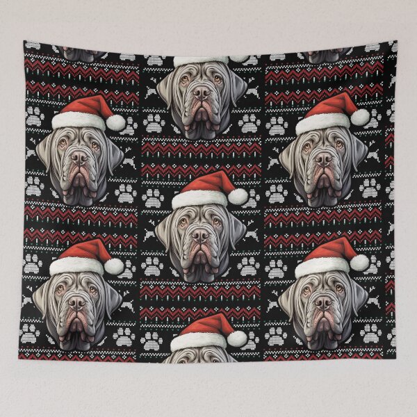 Item preview, Neapolitan Mastiff Ugly Sweater Christmas designed and sold by rafaeltto.