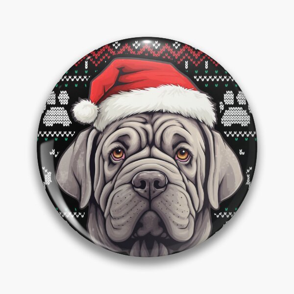 Item preview, Neapolitan Mastiff Ugly Sweater Christmas designed and sold by rafaeltto.
