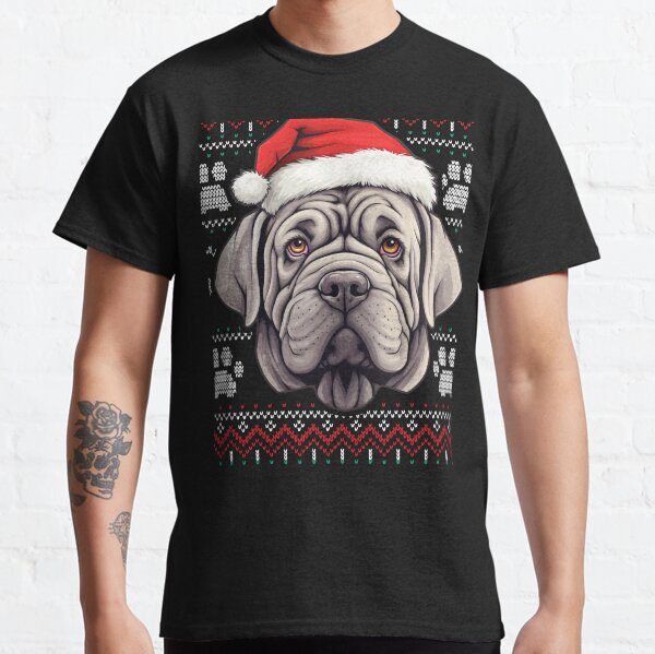 Item preview, Neapolitan Mastiff Ugly Sweater Christmas designed and sold by rafaeltto.