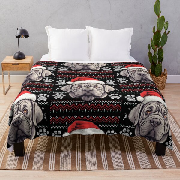 Item preview, Neapolitan Mastiff Ugly Sweater Christmas designed and sold by rafaeltto.