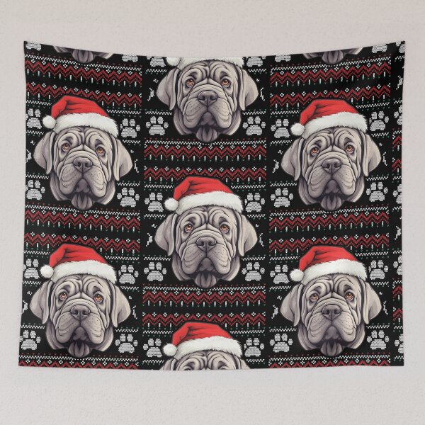 Item preview, Neapolitan Mastiff Ugly Sweater Christmas designed and sold by rafaeltto.