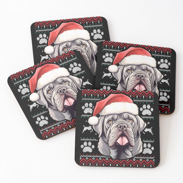 Item preview, Neapolitan Mastiff Ugly Sweater Christmas designed and sold by rafaeltto.