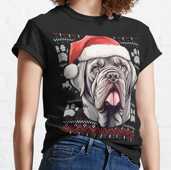 Item preview, Neapolitan Mastiff Ugly Sweater Christmas designed and sold by rafaeltto.