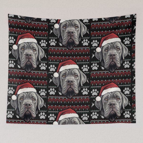 Item preview, Neapolitan Mastiff Ugly Sweater Christmas designed and sold by rafaeltto.