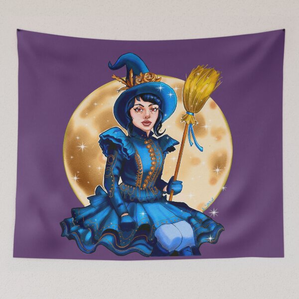 Item preview, Elegant Witch under the Moonlight designed and sold by Kimberlee-Shaw.