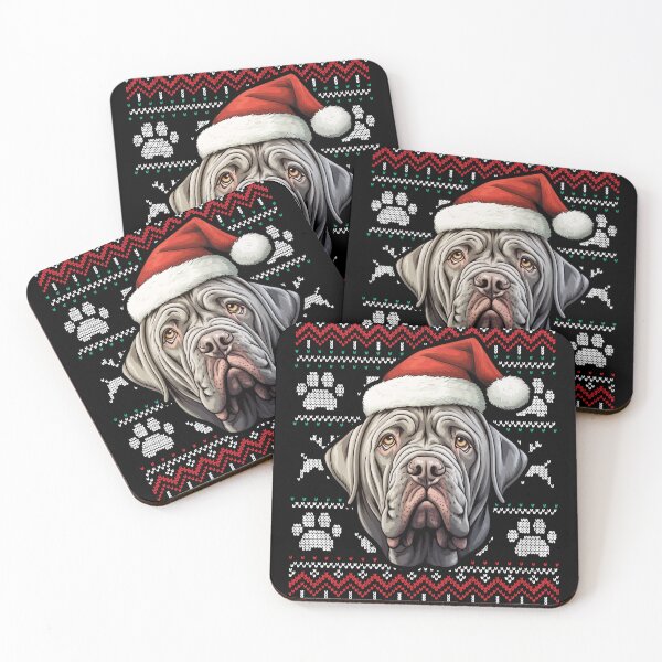 Item preview, Neapolitan Mastiff Ugly Sweater Christmas designed and sold by rafaeltto.
