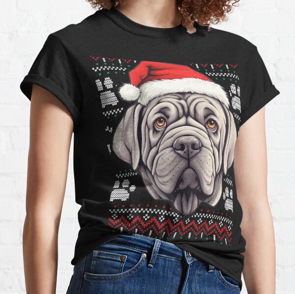 Item preview, Neapolitan Mastiff Ugly Sweater Christmas designed and sold by rafaeltto.