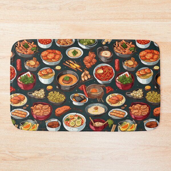 Item preview, korean food seamless designed and sold by Ttthunder123.