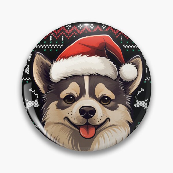 Item preview, Norwegian Buhund Ugly Sweater Christmas designed and sold by rafaeltto.