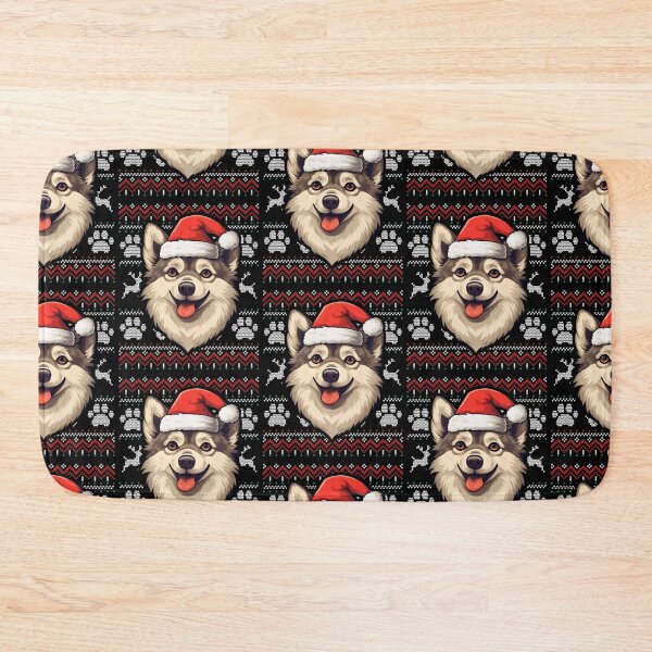 Item preview, Norwegian Buhund Ugly Sweater Christmas designed and sold by rafaeltto.