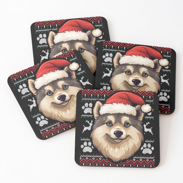 Item preview, Norwegian Buhund Ugly Sweater Christmas designed and sold by rafaeltto.