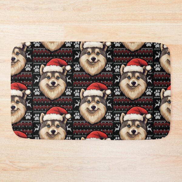 Item preview, Norwegian Buhund Ugly Sweater Christmas designed and sold by rafaeltto.