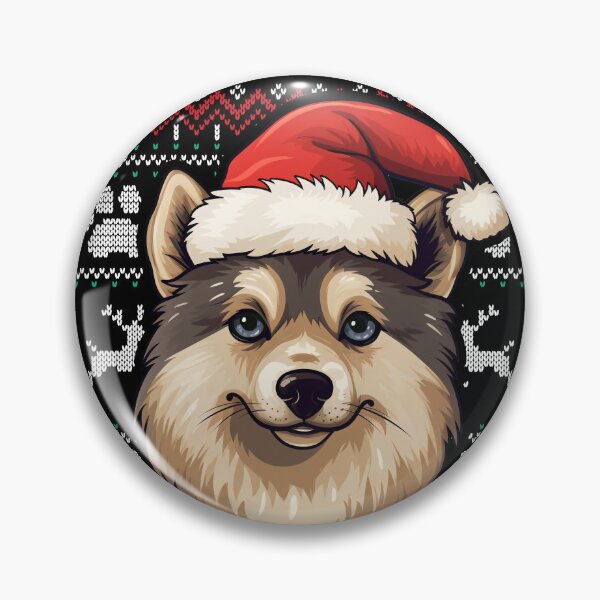 Item preview, Norwegian Buhund Ugly Sweater Christmas designed and sold by rafaeltto.