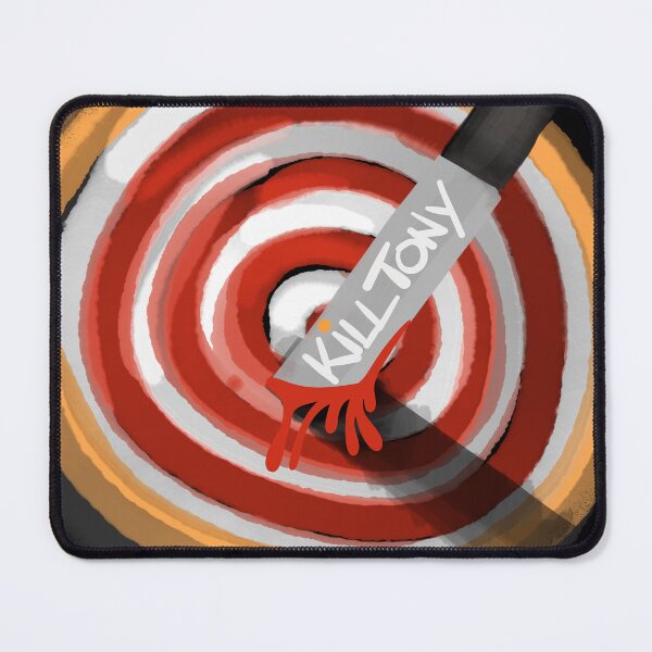 Item preview, Kill Tony Red & Yellow Bullseye With Knife in Watercolor designed and sold by Kill Tony Fan Designs.