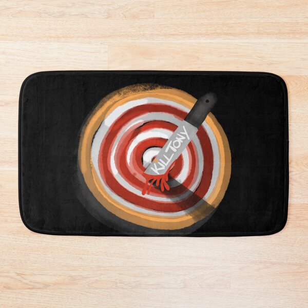 Item preview, Kill Tony Red & Yellow Bullseye With Knife in Watercolor designed and sold by Kill Tony Fan Designs.