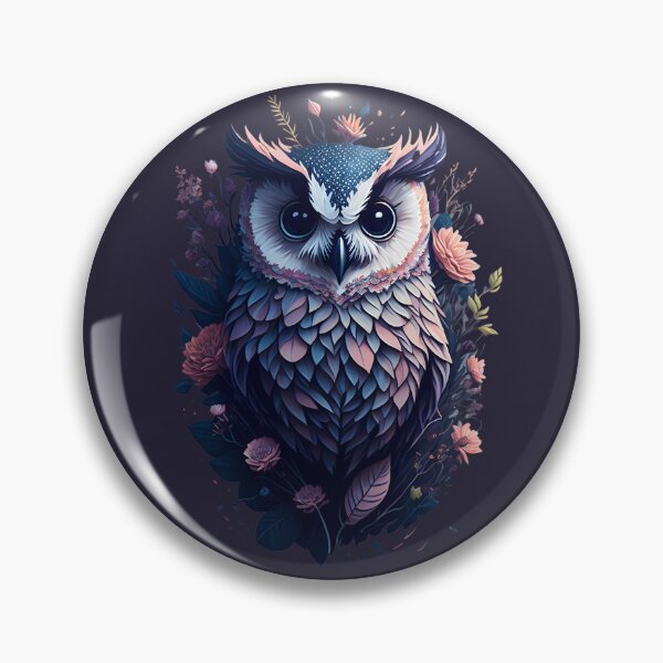 Item preview, Owl Blue And Pink designed and sold by TeyMank.