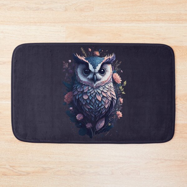 Item preview, Owl Blue And Pink designed and sold by TeyMank.