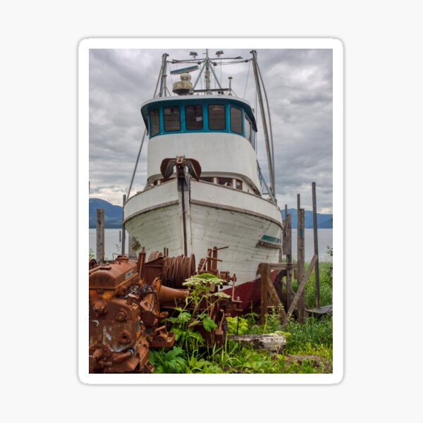 Item preview, Boat In Dry Dock Alaska designed and sold by Michael McGimpsey.