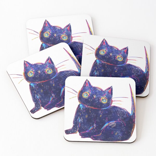Item preview, Colourful cat designed and sold by Lemonade-Cat.