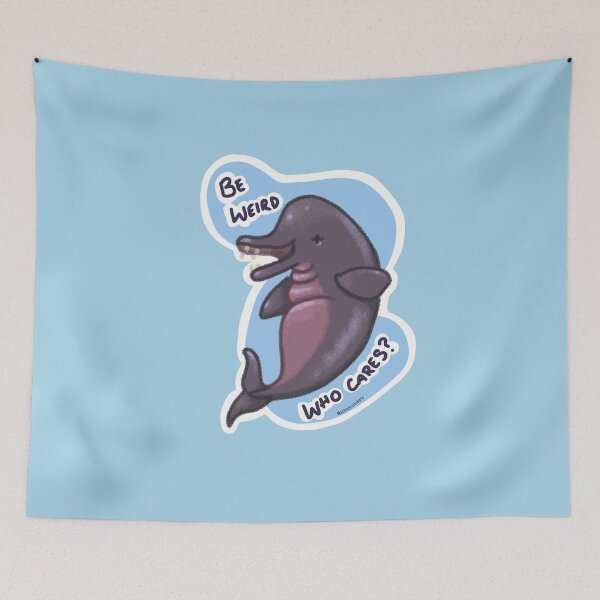 Item preview, Be weird. Who cares? designed and sold by schellsstickers.