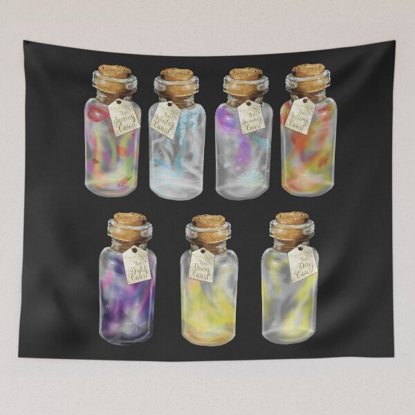 Item preview, Perfumes of Prythian collection (all seven courts) designed and sold by drawnexplore.