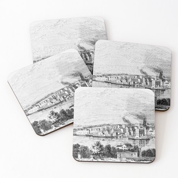 Item preview, East view of Keokuk designed and sold by Francespoppy.